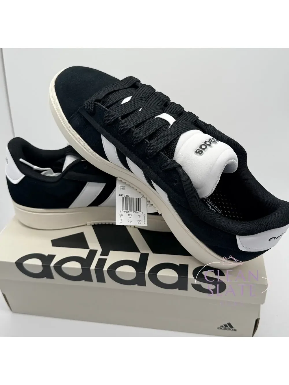 Adidas Grand Court Alpha 00s JH7235 Black White Men's 13 NIB